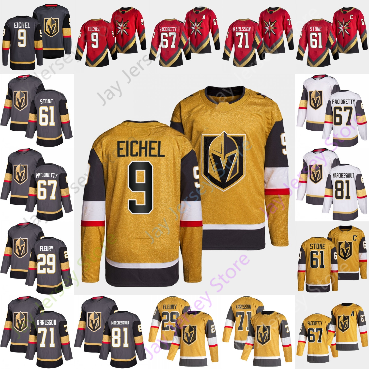 Vegas Golden Knights Ice Hockey Jersey Jack Eichel Marc-Andre Fleury Mark Stone Max Pacioretty William Karlsson Jonathan Marchessault, Salvador perez fans
Vegas Golden Knights Ice Hockey Jersey Jack Eichel Marc-Andre Fleury Mark Stone Max Pacioretty William Karlsson Jonathan Marchessault, Salvador perez fans