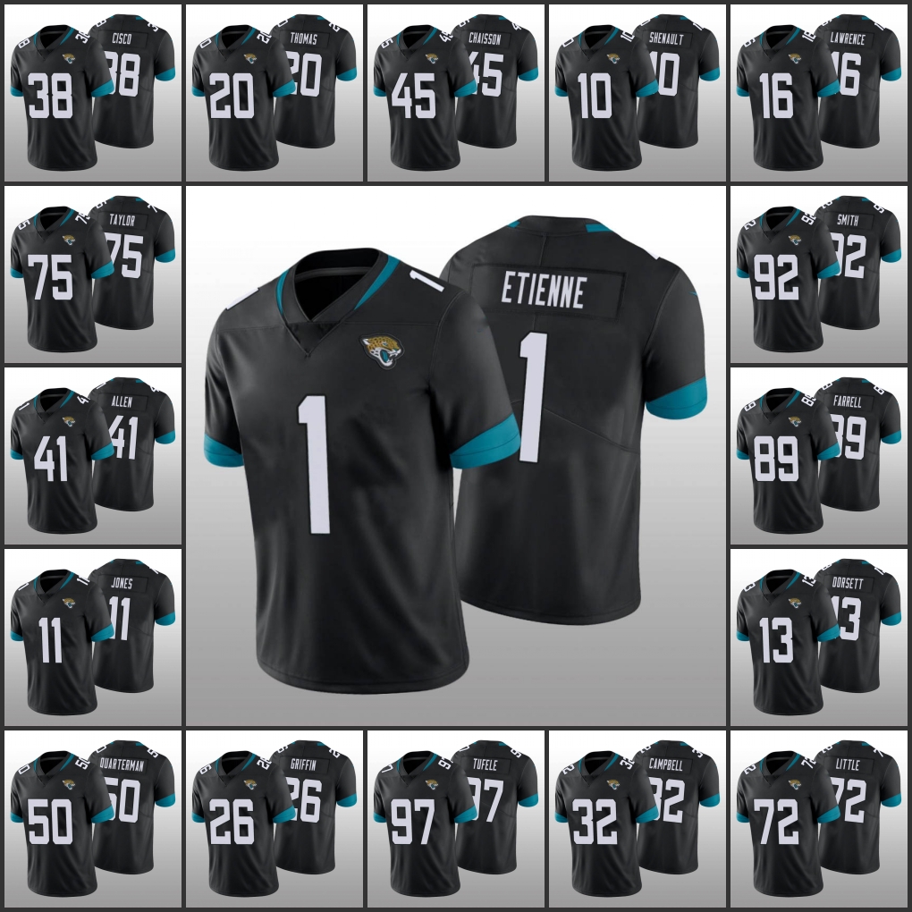 Jacksonville''Jaguars''Men #10 Laviska Shenault 41 Josh Allen 16 Trevor Lawrence 1 Travis Etienne Women Youth Custom Bla, Black;red
Jacksonville''Jaguars''Men #10 Laviska Shenault 41 Josh Allen 16 Trevor Lawrence 1 Travis Etienne Women Youth Custom Bla, Black;red
