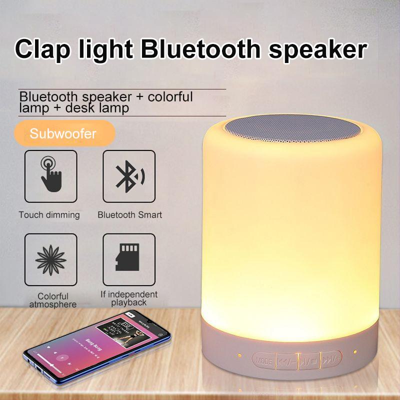 Portable Speakers LED Night Light Touch Sensor Pat Lamp With BT Speaker USB Rechargeable Bedside Dimmable Table For Bedroom Office
Portable Speakers LED Night Light Touch Sensor Pat Lamp With BT Speaker USB Rechargeable Bedside Dimmable Table For Bedroom Office