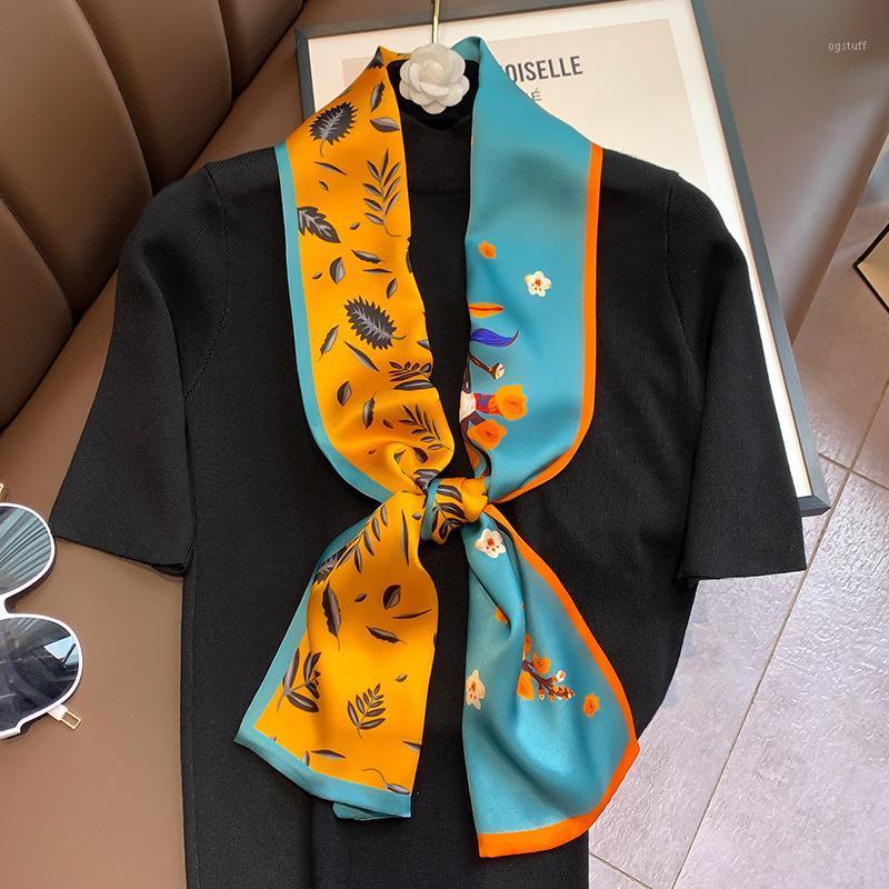 Scarves 2021 100% Silk Scarf Women Neck Hairband Elegant Floral Neckerchief Bandana Female Foulard High Quality, Blue;gray
Scarves 2021 100% Silk Scarf Women Neck Hairband Elegant Floral Neckerchief Bandana Female Foulard High Quality, Blue;gray