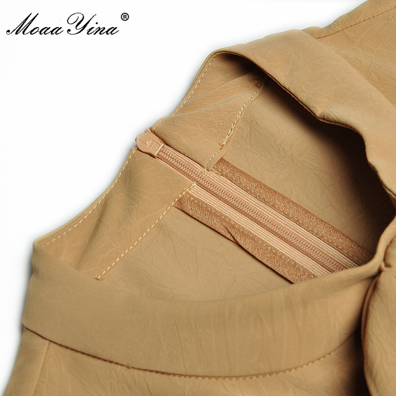 Moaa Yina Summer Fashion Elegant Office Wear Party Dress Women Short sleeve Sashes High waist Slim Pencil Midi 210524