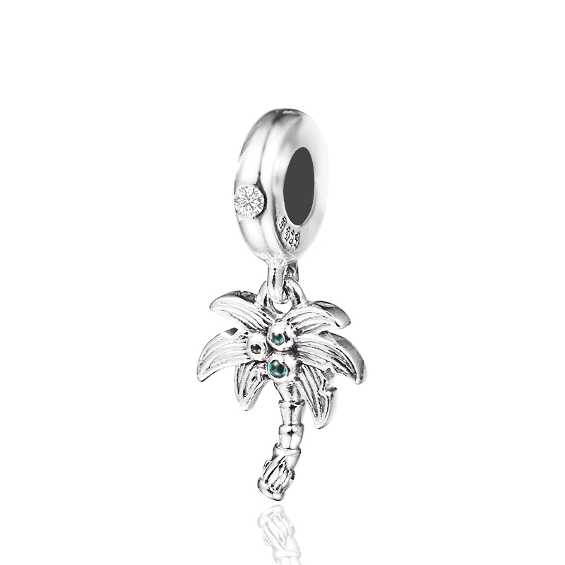 Palm Tree & Coconuts Dangle Charm 925 sterling Silver beads Woman Jewelry Making 2021 Summer Fashion fits for pandora bracelets DIY loose bead, Black
Palm Tree & Coconuts Dangle Charm 925 sterling Silver beads Woman Jewelry Making 2021 Summer Fashion fits for pandora bracelets DIY loose bead, Black