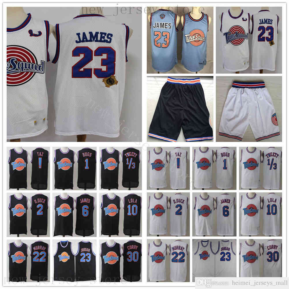Black White Space Jam Basketball Jerseys Movie Tune Squad Looney Daffy Duck Bill Murray Lola Bugs Bunny TAZ Tweety Michael James Curry Short, Same as picture
Black White Space Jam Basketball Jerseys Movie Tune Squad Looney Daffy Duck Bill Murray Lola Bugs Bunny TAZ Tweety Michael James Curry Short, Same as picture