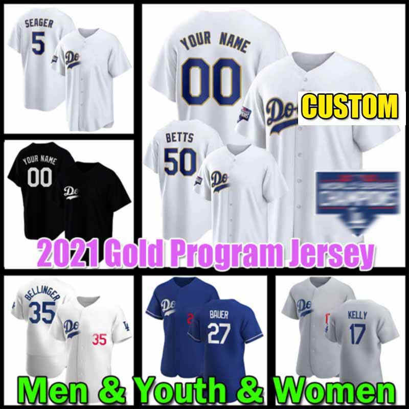2021 Custom Los Angeles Dodgers Jersey 50 Mookie Betts Julio Urias Trevor Bauer Gold Program Cody Bellinger Corey Seager Justin Turn, Blue;black
2021 Custom Los Angeles Dodgers Jersey 50 Mookie Betts Julio Urias Trevor Bauer Gold Program Cody Bellinger Corey Seager Justin Turn, Blue;black