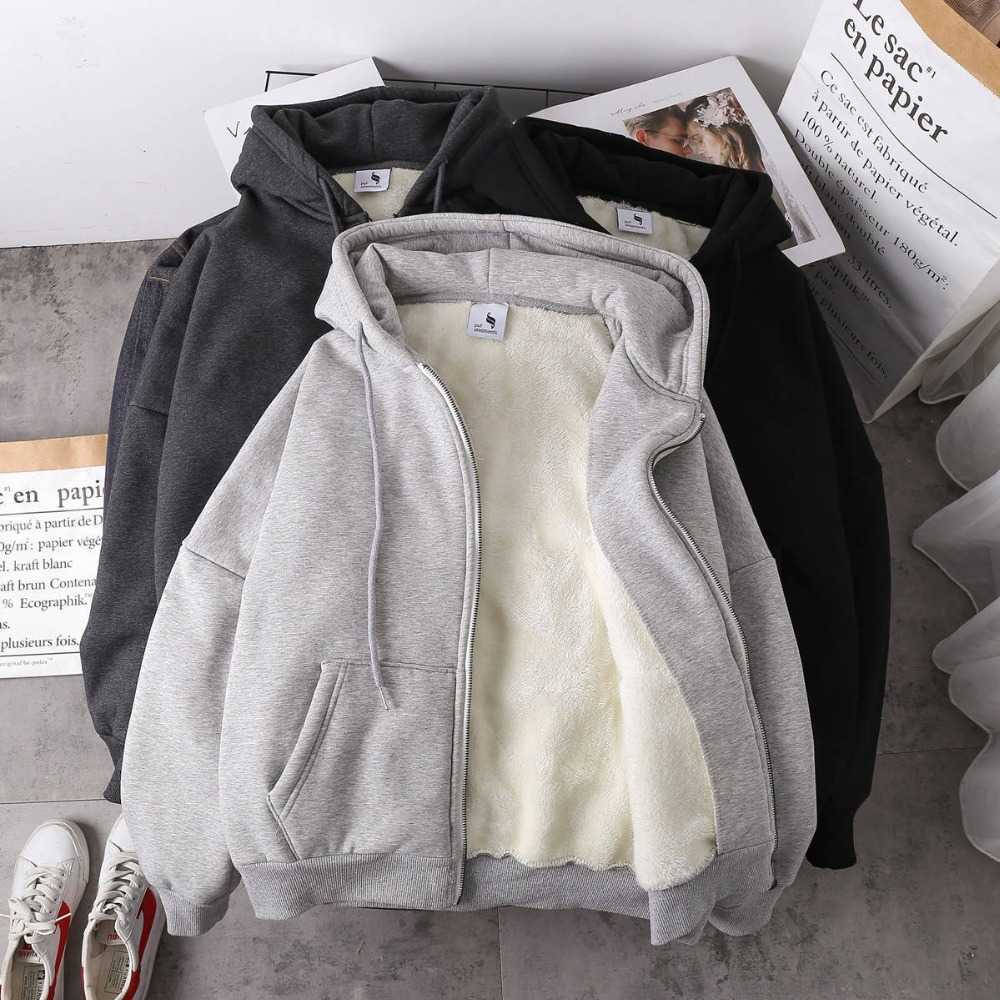 Korea Ulzzang female coat casual punk streetwear jacket loose plus fleece hooded size fashion Vintage Harajuku ins 210608, Black
Korea Ulzzang female coat casual punk streetwear jacket loose plus fleece hooded size fashion Vintage Harajuku ins 210608, Black