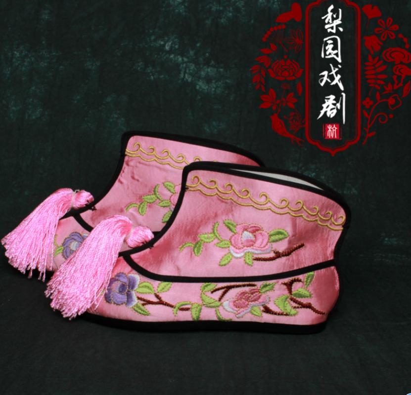 Boots Lady Peking Opera Embroidered Floral Tassel Shoes Cosplay Chinese Wedding Satin Silk 9Colors Plus Size 34-44MA1, Black
Boots Lady Peking Opera Embroidered Floral Tassel Shoes Cosplay Chinese Wedding Satin Silk 9Colors Plus Size 34-44MA1, Black