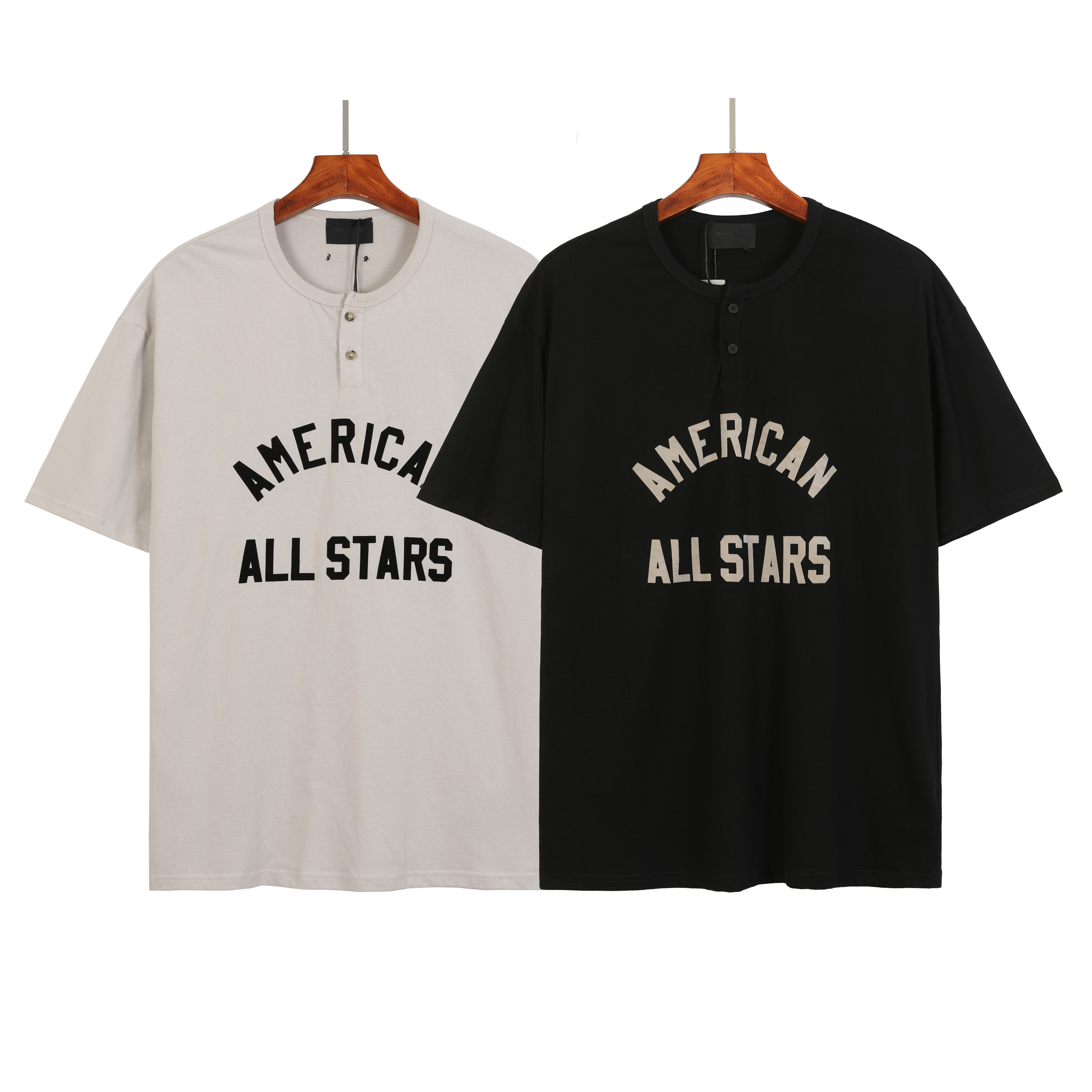 T-shirt FEAR OF GOD Season 7 Main Line FOG Henry Collar Short Sleeve Allstars Flocking AMERICANT Shirt Men, Black
T-shirt FEAR OF GOD Season 7 Main Line FOG Henry Collar Short Sleeve Allstars Flocking AMERICANT Shirt Men, Black