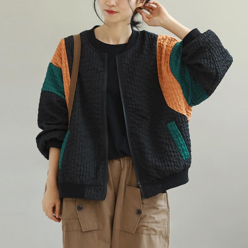 Women's Jackets Women Casual Arrival 2021 Autumn Korean Style Vintage Patchwork Color Loose Female Long Sleeve Outerwear Coats, Black;brown
Women's Jackets Women Casual Arrival 2021 Autumn Korean Style Vintage Patchwork Color Loose Female Long Sleeve Outerwear Coats, Black;brown