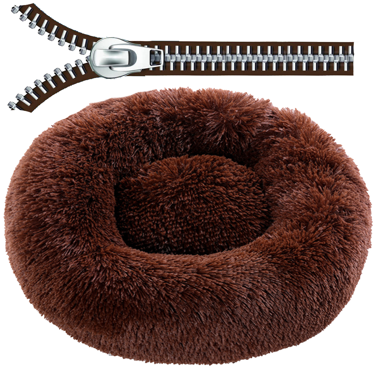 Round Push Dog Bed with Zipper House Dog Cat Mat Winter Warm Seeping Cats Nest Soft ong Push Dog Basket Pet Cushion Portabe, Light grey zipper
Round Push Dog Bed with Zipper House Dog Cat Mat Winter Warm Seeping Cats Nest Soft ong Push Dog Basket Pet Cushion Portabe, Light grey zipper