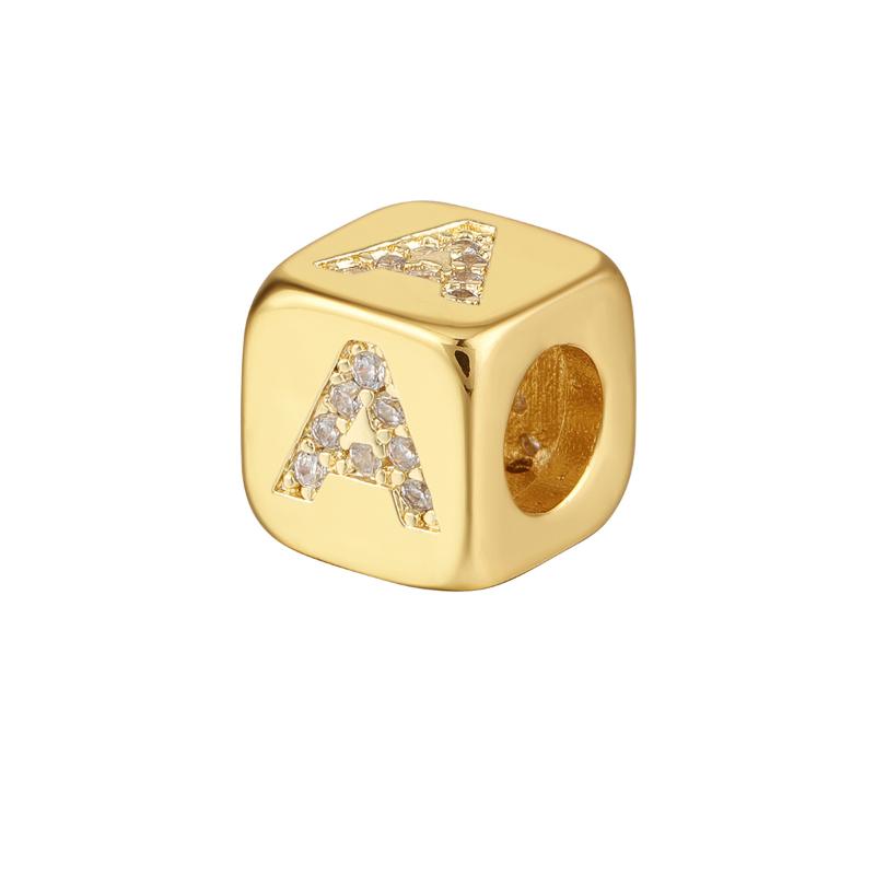 Charms A-Z Letter Spacer Beads Copper CZ Engraved 26 Alphabet Multiple Choices Handmade DIY Bracelet Necklace Jewelry Accessories, Bronze;silver
Charms A-Z Letter Spacer Beads Copper CZ Engraved 26 Alphabet Multiple Choices Handmade DIY Bracelet Necklace Jewelry Accessories, Bronze;silver