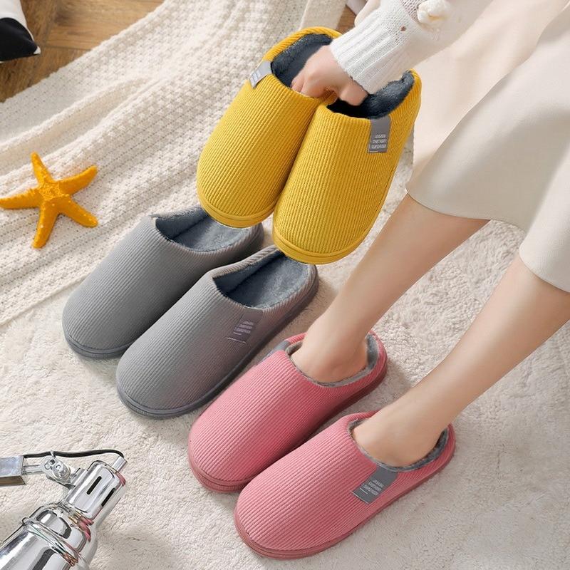 Slippers Women Half-pack Wooden Floor Cotton Winter Vertical Strip Corduroy Couple Indoor Casual Solid Homewear Shoes, Color 5
Slippers Women Half-pack Wooden Floor Cotton Winter Vertical Strip Corduroy Couple Indoor Casual Solid Homewear Shoes, Color 5