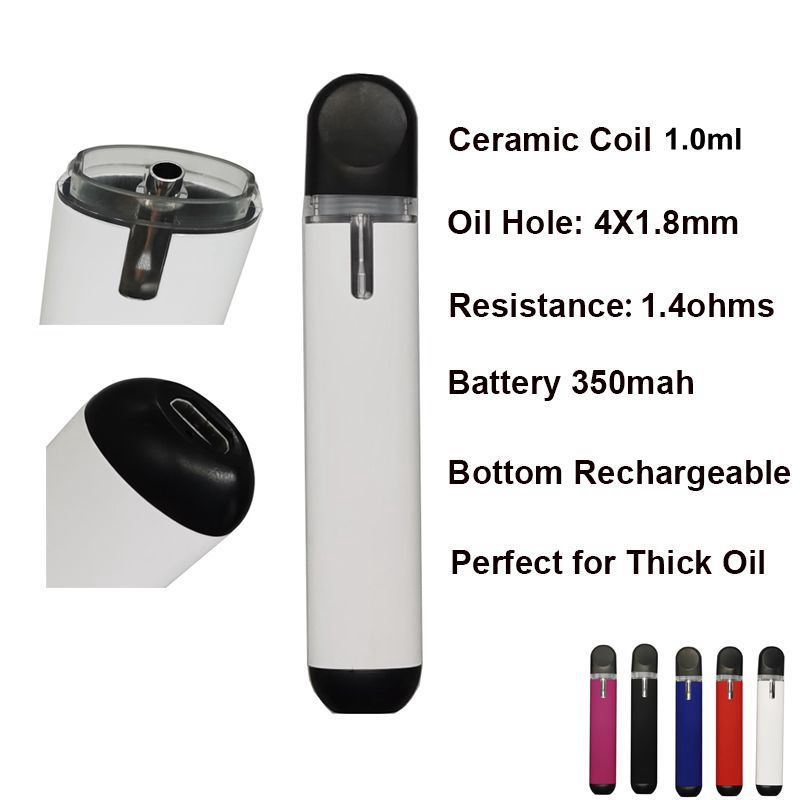 1.0ml Vape Pen Pod System Disposable E cigarettes 350mAh Rechargeable Battery Snap-on Thick Oil Tank Empty Vaporizer Starter Kit Allow OEM
1.0ml Vape Pen Pod System Disposable E cigarettes 350mAh Rechargeable Battery Snap-on Thick Oil Tank Empty Vaporizer Starter Kit Allow OEM