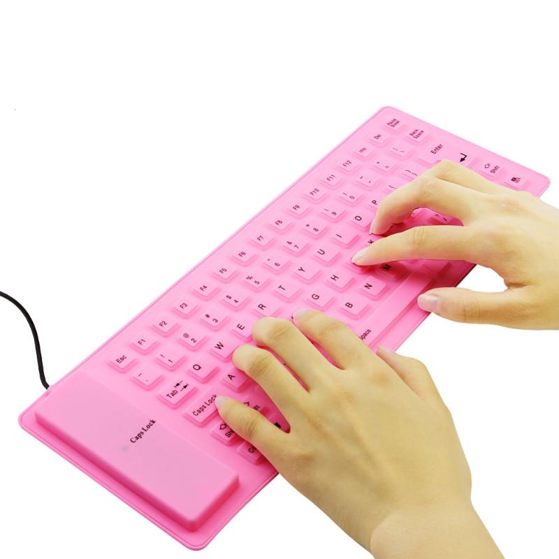 Silicone Flexible 85 Keys Mini USB Portable Waterproof Keyboard For PC/Laptop With Thai Arabic Russian Hebrew Sticker Keyboards
Silicone Flexible 85 Keys Mini USB Portable Waterproof Keyboard For PC/Laptop With Thai Arabic Russian Hebrew Sticker Keyboards