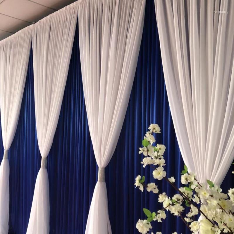 Party Decoration Customized 3mx6m Arriaval Royal Blue Curtain White Nomantic Swag Drapes For Backdrop Wedding
Party Decoration Customized 3mx6m Arriaval Royal Blue Curtain White Nomantic Swag Drapes For Backdrop Wedding
