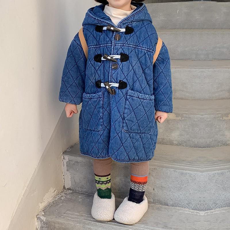 Down Coat Children Winter Warm Jacket For Girls 2021 Ins Cotton Boys Clothes Medium And Long Thickened Coats Kids Outwear Infant 2-6y, Blue;gray
Down Coat Children Winter Warm Jacket For Girls 2021 Ins Cotton Boys Clothes Medium And Long Thickened Coats Kids Outwear Infant 2-6y, Blue;gray