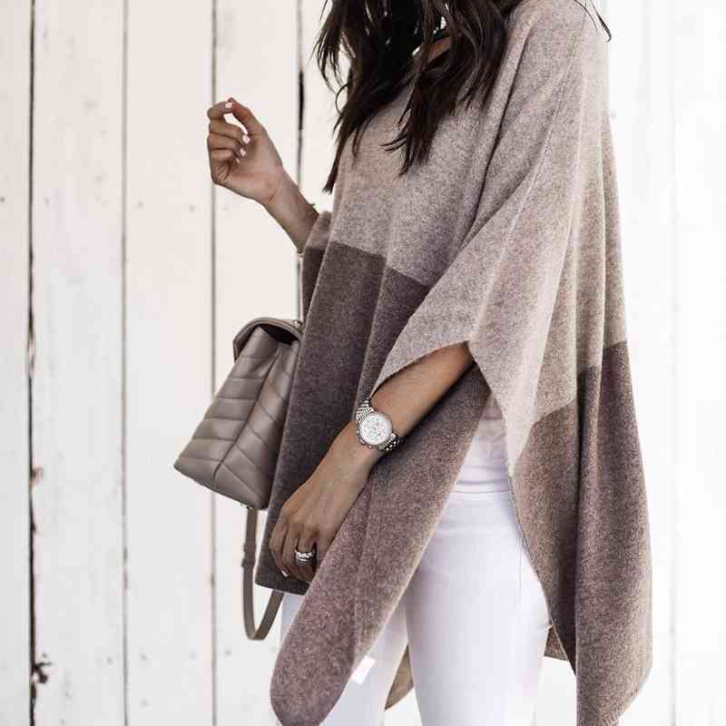 Knitted Turtleneck Long Sweater Women Casual Winter Pullovers Autumn Streetwear Warm Capes Tops Color Block Plus Size Sweaters 210603, Camel
Knitted Turtleneck Long Sweater Women Casual Winter Pullovers Autumn Streetwear Warm Capes Tops Color Block Plus Size Sweaters 210603, Camel