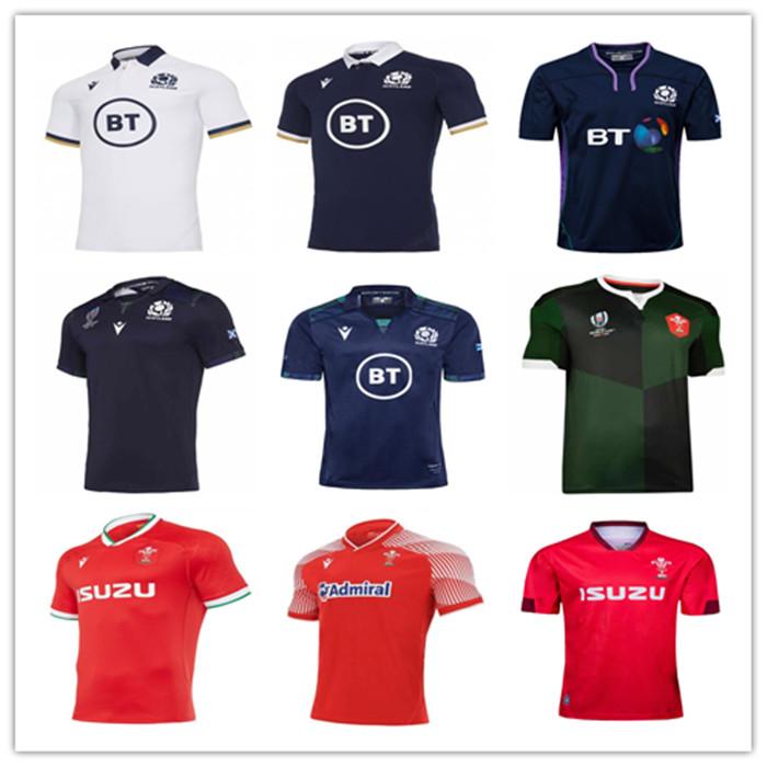2019 2020 2021 Wales rugby Jersey Scotland rugby jerseys 19 20 National League Wales rugby jerseys red mens size S - 3XL
