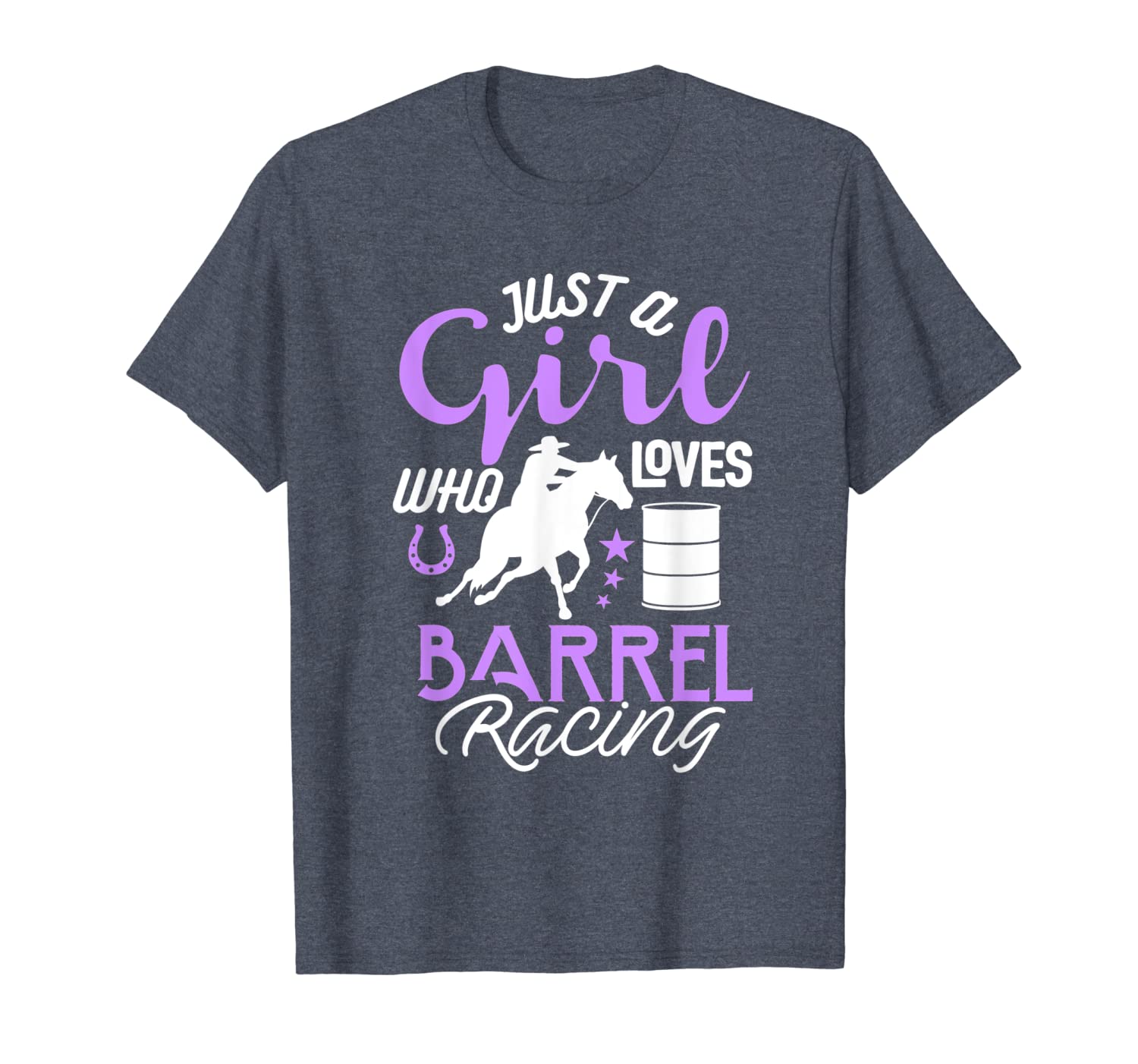 barrel racer girl shirt just girl loves barrel racing gift, White;black
barrel racer girl shirt just girl loves barrel racing gift, White;black