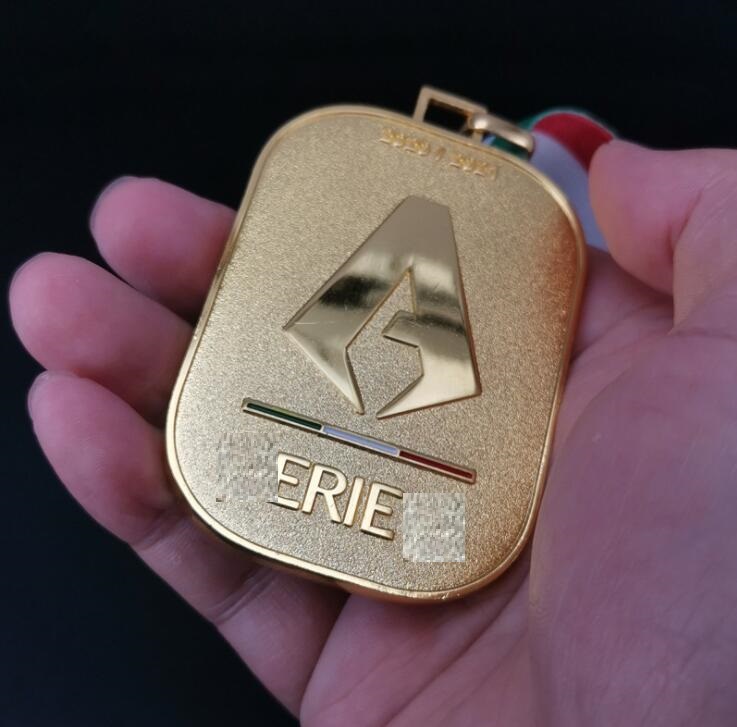 20/21 Serie Italia A Champions Alloy Medal Collectable Milan League Finals Medals as Collections or Fan Gifts