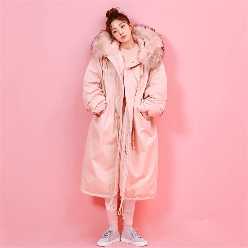 Fashionable Warm Cotton Hooded Parkas Coat Winter Jacket Women Adjustable Waist Big Fur Collar Thick Outwear 210517, White
Fashionable Warm Cotton Hooded Parkas Coat Winter Jacket Women Adjustable Waist Big Fur Collar Thick Outwear 210517, White