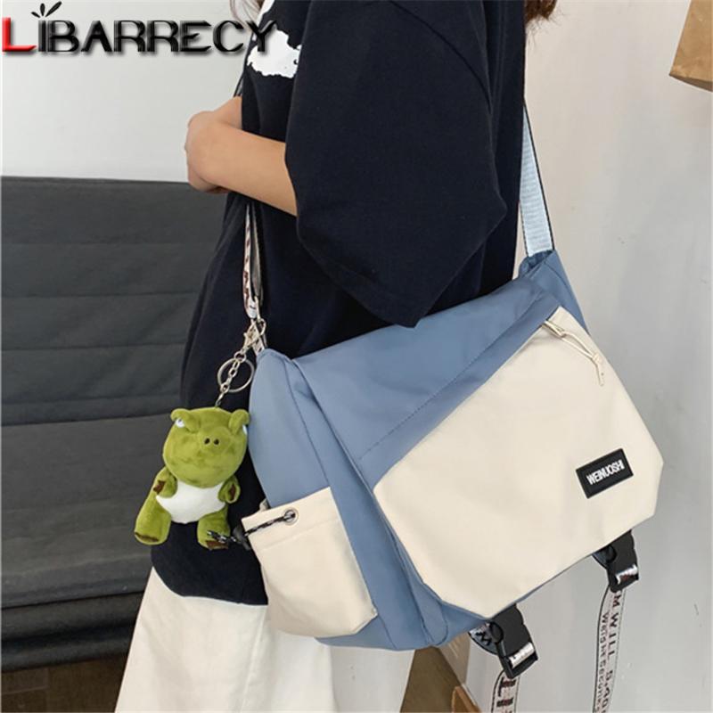 Evening Bags Letter Patchwork Design Ladies Shoulder Casual High Quality Nylon Messenger Bag Multifunctional Women Travel Sac Femme, Black
Evening Bags Letter Patchwork Design Ladies Shoulder Casual High Quality Nylon Messenger Bag Multifunctional Women Travel Sac Femme, Black