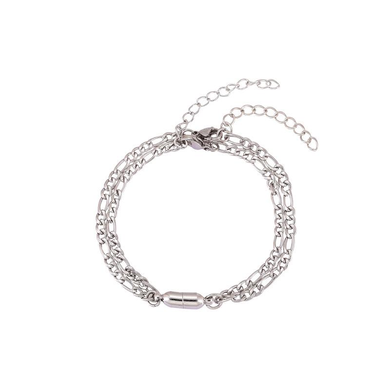 Link, Chain 2 Pcs Couple Magnet Attract Creative Bracelet Stainless Steel Friendship Men Women Charm 2021 Jewelry Lover Gift
Link, Chain 2 Pcs Couple Magnet Attract Creative Bracelet Stainless Steel Friendship Men Women Charm 2021 Jewelry Lover Gift