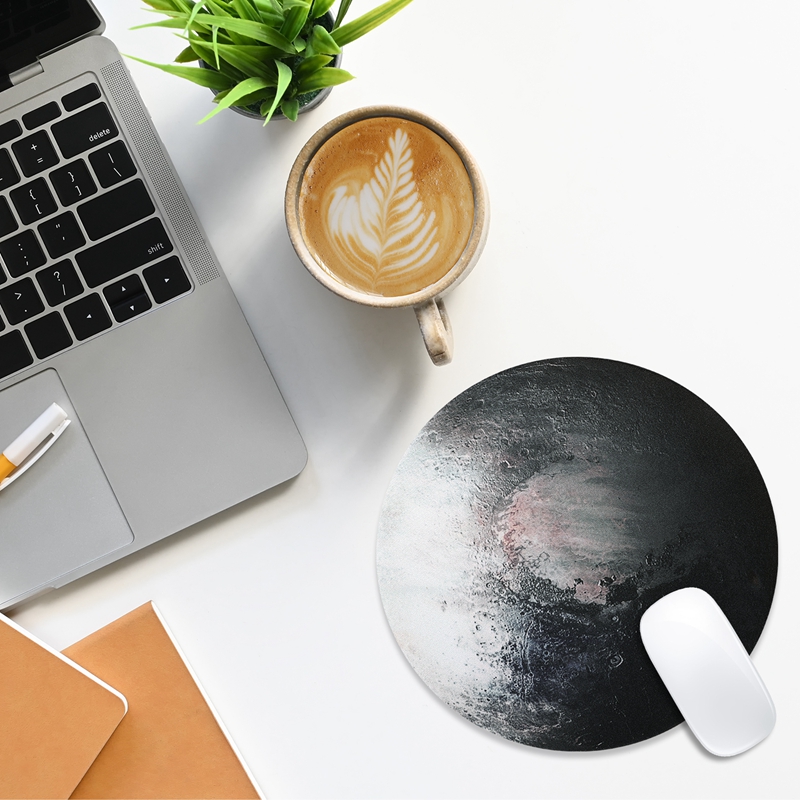 Astro Series Round Pluto pattern Mouse Pads Office Home Desk Accessories Non-Slip Easy Cleaning Mouses Pad Wrist Rests for Women and Men 001
Astro Series Round Pluto pattern Mouse Pads Office Home Desk Accessories Non-Slip Easy Cleaning Mouses Pad Wrist Rests for Women and Men 001