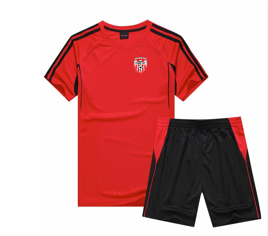 2021 Derry City Runing Sets design Custom quick dry Team Sports Wear Football Uniforms Soccer Jersey Set Pant shirt, Black;blue
2021 Derry City Runing Sets design Custom quick dry Team Sports Wear Football Uniforms Soccer Jersey Set Pant shirt, Black;blue