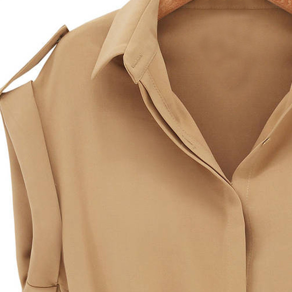 Women Casual Summer Shirt Dress Loose Short Sleeve With Belt Turn Down Collar Autumn Vestidos #20 210428
