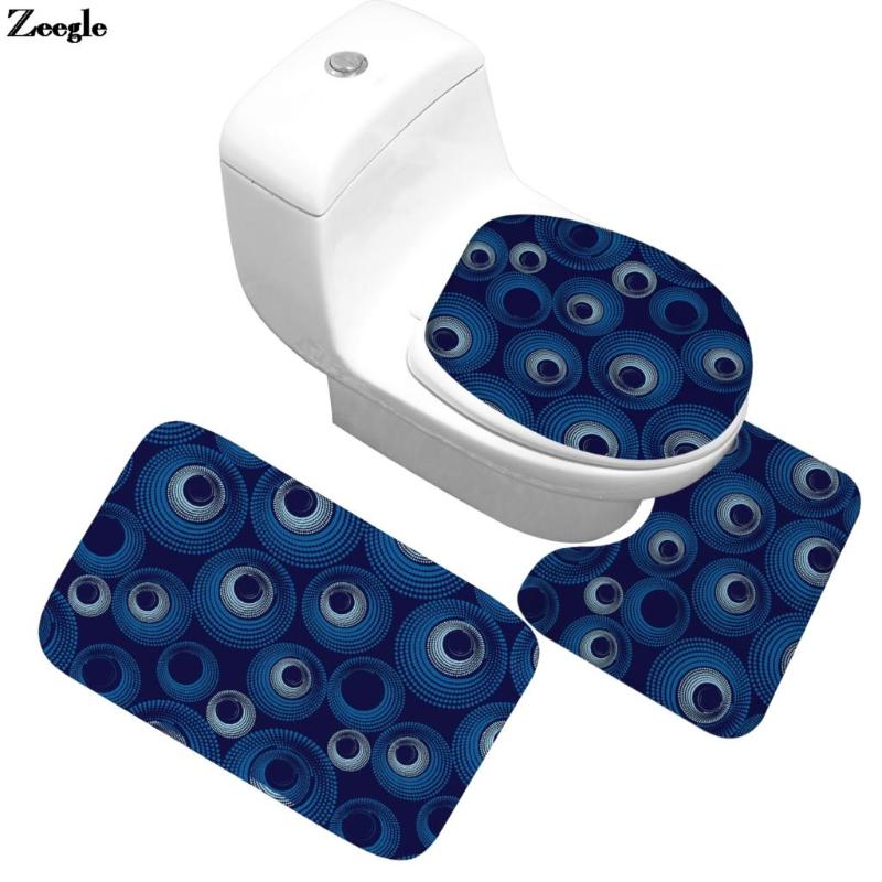 Bath Mats Zeegle Bathroom Home Decortian Mat High Quality Toilet Memory Foam Floor Rug And Absorbent Seat Cover Set
