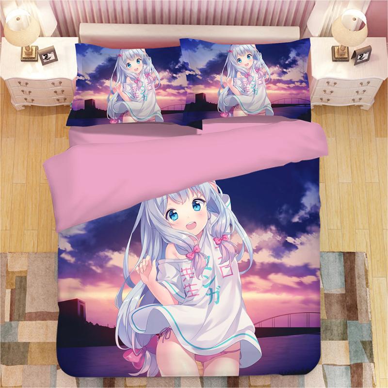 Bedding Sets Izumi Sagiri 3D Anime Print Set Duvet Covers Pillowcases One Piece Comforter Bedclothes Bed Linen 03
Bedding Sets Izumi Sagiri 3D Anime Print Set Duvet Covers Pillowcases One Piece Comforter Bedclothes Bed Linen 03