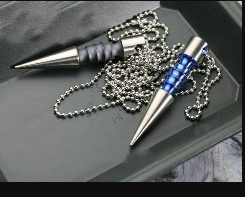 EDC solid titanium alloy keychain cool stick necklace pendant outdoor pocket multi-function tool OT301
EDC solid titanium alloy keychain cool stick necklace pendant outdoor pocket multi-function tool OT301