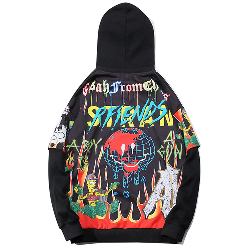 men's hoodies & sweatshirts aolamegs hip hop letter print pullover cartoon oversize style hooded sweatshirt lover high street streetwea, Black
men's hoodies & sweatshirts aolamegs hip hop letter print pullover cartoon oversize style hooded sweatshirt lover high street streetwea, Black
