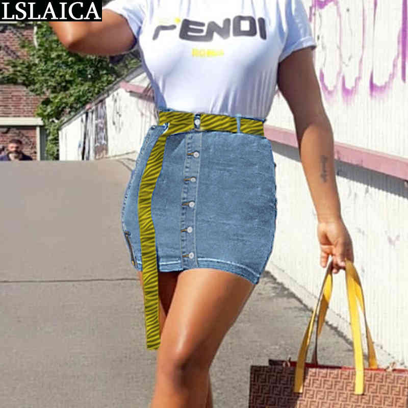 Arrival Clothes for Women Button Mini Fashion Personalized Casual Skirts Womens Sexy Skinny High Street Pencil 210520