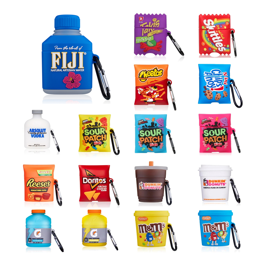 3D Cute Snacks Food Chips Chocolate Drinks Cases Anti-fall Headphones Protective Siicone Case For Airpods 1 & 2 Pro Bluetooth Earphone Cover
3D Cute Snacks Food Chips Chocolate Drinks Cases Anti-fall Headphones Protective Siicone Case For Airpods 1 & 2 Pro Bluetooth Earphone Cover