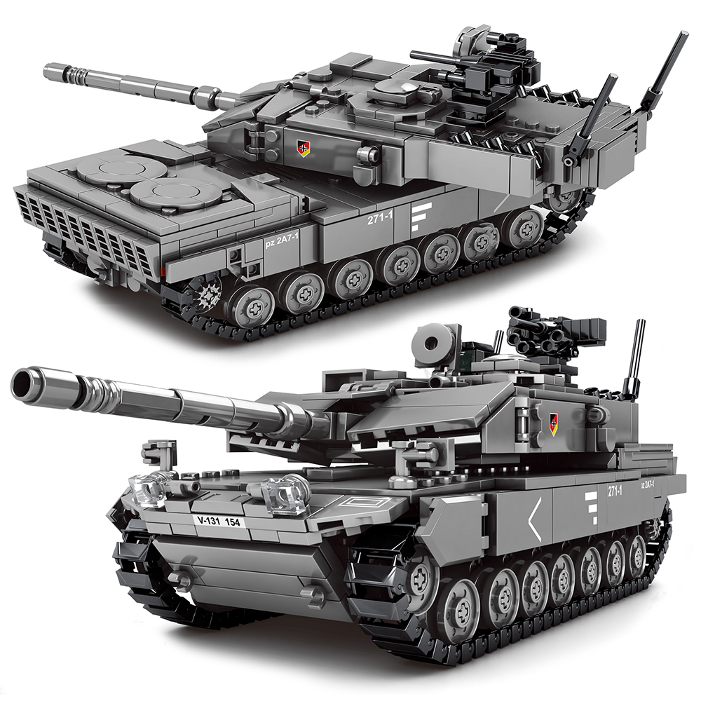 Military Tanks Blocks Challenger Leopard 2A7+ Main Battle Tank Soldier Police Building WW2 Bricks Army Kids Children Toys Gifts
Military Tanks Blocks Challenger Leopard 2A7+ Main Battle Tank Soldier Police Building WW2 Bricks Army Kids Children Toys Gifts