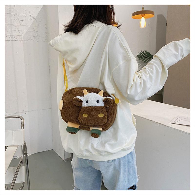 Fashion Female Single Handbag Plush Shoulder Bag Crossbody Bag Cellphone Pouch Women Winter Cute Cartoon Animal Messenger
Fashion Female Single Handbag Plush Shoulder Bag Crossbody Bag Cellphone Pouch Women Winter Cute Cartoon Animal Messenger