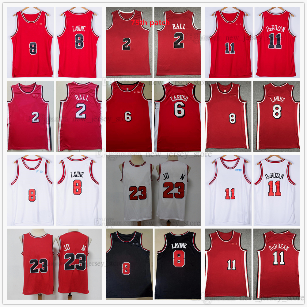 New Diamond 75th Anniversary City Basketball 8 Zach 11 Demar LaVine DeRozan Jerseys Stitched Lonzo 2 Ball 6 Alex Caruso Jersey City Red White Black shirts, Same as picture
New Diamond 75th Anniversary City Basketball 8 Zach 11 Demar LaVine DeRozan Jerseys Stitched Lonzo 2 Ball 6 Alex Caruso Jersey City Red White Black shirts, Same as picture