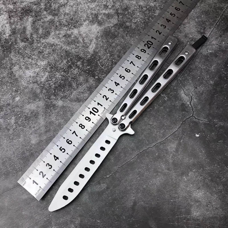 Balisong Trainer Knife Not Sharp 3 Style Butterfly Swing Training Hom Basilisk Sea Snake Monster BM31 BM40 BM42 BM43 BM46 BM47 BM51 EX10 Jilt Knives UT85 UT121 UT88
Balisong Trainer Knife Not Sharp 3 Style Butterfly Swing Training Hom Basilisk Sea Snake Monster BM31 BM40 BM42 BM43 BM46 BM47 BM51 EX10 Jilt Knives UT85 UT121 UT88