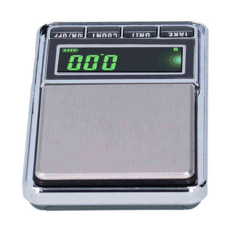 Pocket Gold Scale Mini Jewelry Pocket Scale for Gold Digital Electronic High Accuracy USB Power 6-Digit LCD Display H1229