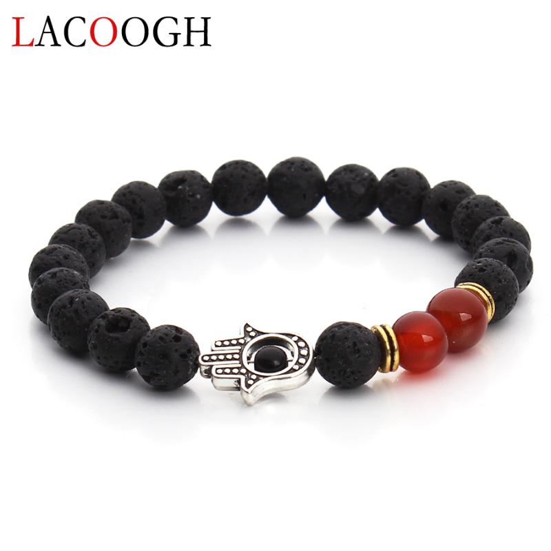 Charm Bracelets Lacoogh Fashion Elastic Handmade Retro Hamsa Charms For Women Volcanic Stone 8mm Beads Beaded, Golden;silver
Charm Bracelets Lacoogh Fashion Elastic Handmade Retro Hamsa Charms For Women Volcanic Stone 8mm Beads Beaded, Golden;silver