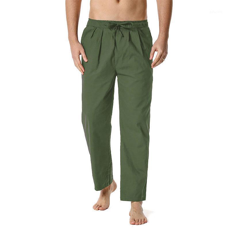 Straight Trousers Men Linen Cotton Solid Color Casual Pants Elastic Waist Loose Cozy Home Men's, Navy
Straight Trousers Men Linen Cotton Solid Color Casual Pants Elastic Waist Loose Cozy Home Men's, Navy
