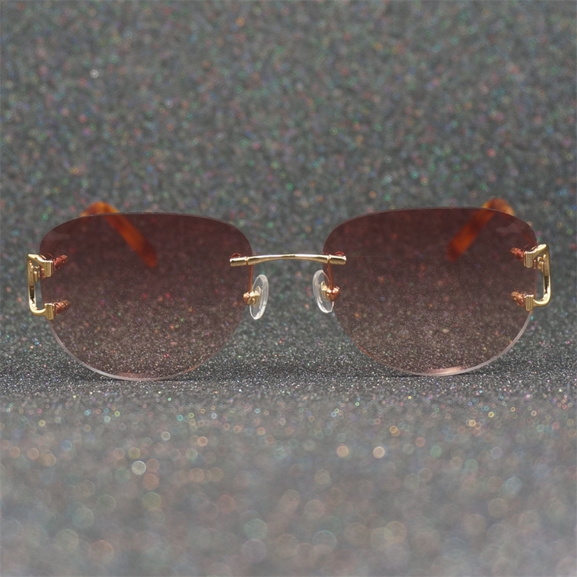 Vintage Rimless Sunglasses Men Popular French Glasses Oval Sun Glasses Wholesale Women Shades Retro Eyewear Outdoor Decoration
Vintage Rimless Sunglasses Men Popular French Glasses Oval Sun Glasses Wholesale Women Shades Retro Eyewear Outdoor Decoration