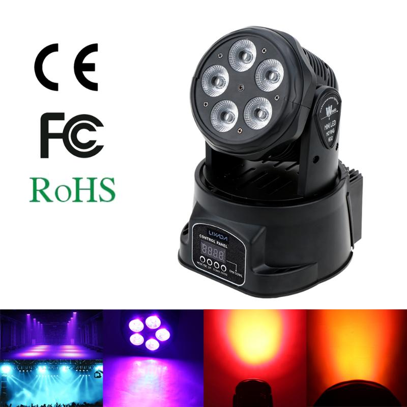 Effects 75W 5 LED Sound Control Auto Rotating 10/15 Channels Colors Changing Moving Head Stage Light Wash Lamp For Disco KTV Club Party
Effects 75W 5 LED Sound Control Auto Rotating 10/15 Channels Colors Changing Moving Head Stage Light Wash Lamp For Disco KTV Club Party