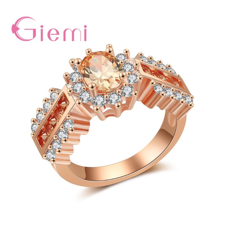 Cluster Rings Elegance Good Selling High Quality Crystal Cubic Zircon Stone Finger Solid Rose Gold Color Jewelry For Women Ladies, Golden;silver
Cluster Rings Elegance Good Selling High Quality Crystal Cubic Zircon Stone Finger Solid Rose Gold Color Jewelry For Women Ladies, Golden;silver