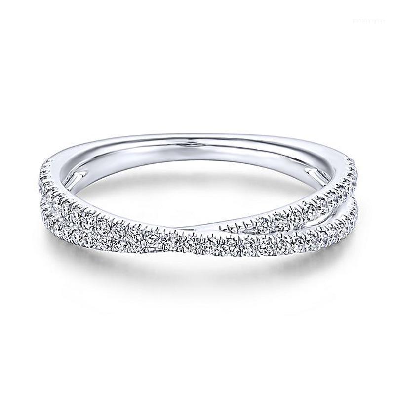 Wedding Rings Classic Romantic Finger Infinity Cross Ring For Women Creative Micro Paved Cubic Zirconia Stone Silver Color, Slivery;golden
Wedding Rings Classic Romantic Finger Infinity Cross Ring For Women Creative Micro Paved Cubic Zirconia Stone Silver Color, Slivery;golden