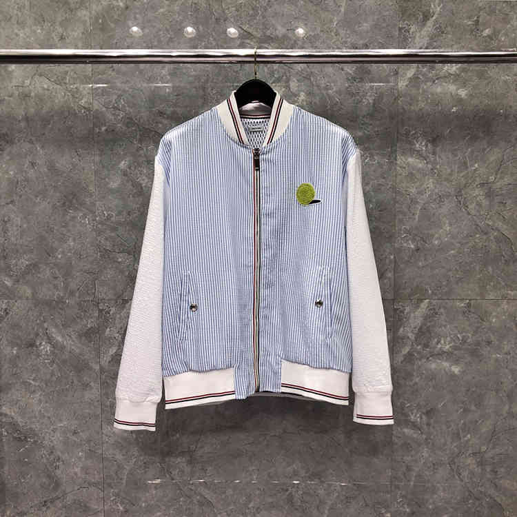 downs Fashion TB THOM Brand Jacket Men Slim Cardigans Clothing Striped Patchwork Baseball Uniform Spring Autumn Casual Coat, Black
downs Fashion TB THOM Brand Jacket Men Slim Cardigans Clothing Striped Patchwork Baseball Uniform Spring Autumn Casual Coat, Black