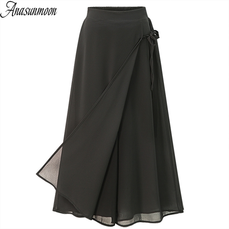 ANASUNMOON Summer European Style Plus Size 5XL Women Trousers Casual Loose Chiffon Calf- Length Pants Black Wide Leg Ladies Pant 210721, Black pants
ANASUNMOON Summer European Style Plus Size 5XL Women Trousers Casual Loose Chiffon Calf- Length Pants Black Wide Leg Ladies Pant 210721, Black pants