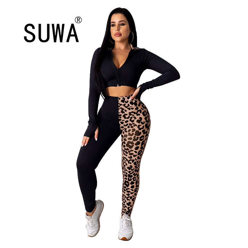 Sporty Leopard Patchwork Women Clothing Set Hooded Tops Stacked Joggers Pants Sweat Suit Tracksuit Two Piece Fitness Outfit 210525, Fuchsia
Sporty Leopard Patchwork Women Clothing Set Hooded Tops Stacked Joggers Pants Sweat Suit Tracksuit Two Piece Fitness Outfit 210525, Fuchsia
