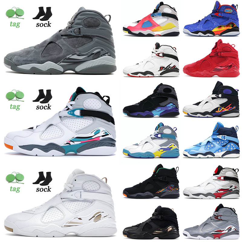 Top Fashion Basketball Shoes 8 8s VIII Mens Women Jumpman Sneakers Cool Grey South Beach White Aqua Valentines Day Sports Trainers 40-47, A1 alternate 40-47
Top Fashion Basketball Shoes 8 8s VIII Mens Women Jumpman Sneakers Cool Grey South Beach White Aqua Valentines Day Sports Trainers 40-47, A1 alternate 40-47